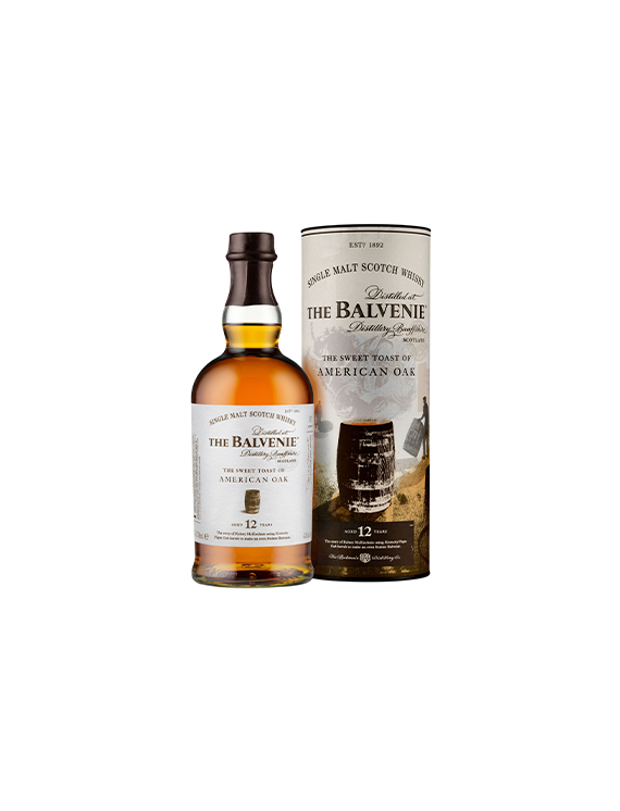 Whisky Balvenie 12YO The Sweet Toast of American Oak 0,7L 43% w tubusie
