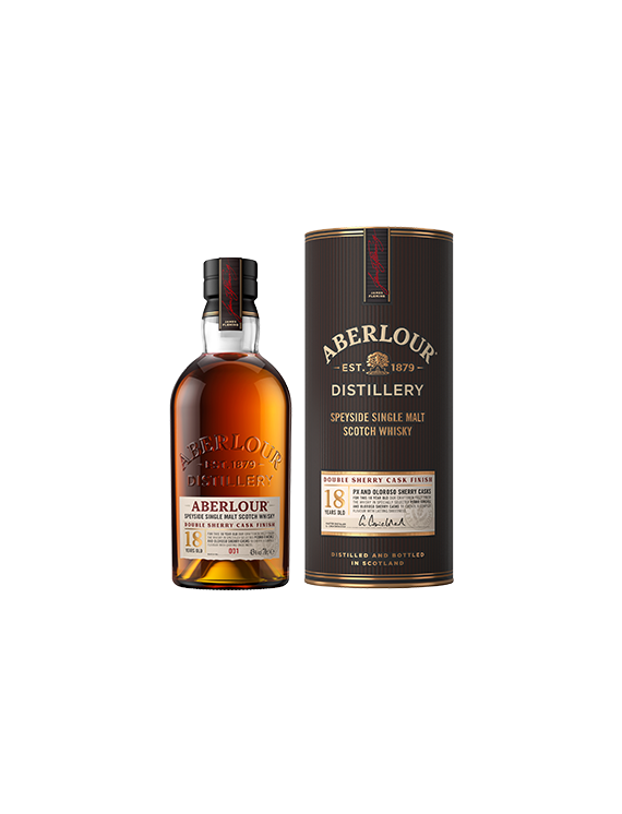 Whisky Aberlour 18YO Double Sherry Cask Finish 0,7L 43% w tubie