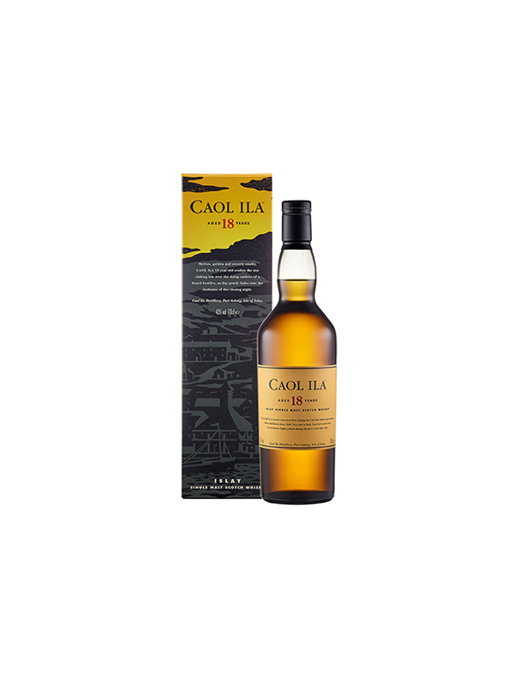 Whisky Caol Ila 18YO 0,7L 43% w kartonie