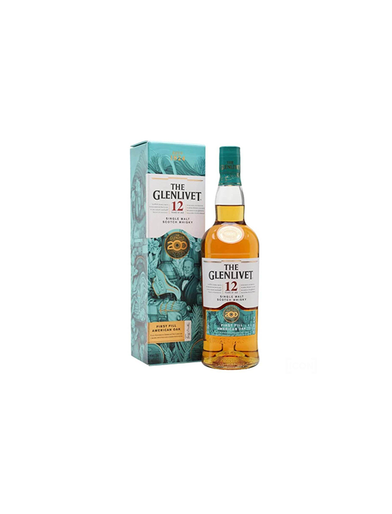 Whisky Glenlivet 12YO 200 Years Anniversary First Fill American Oak 0,7L 43%