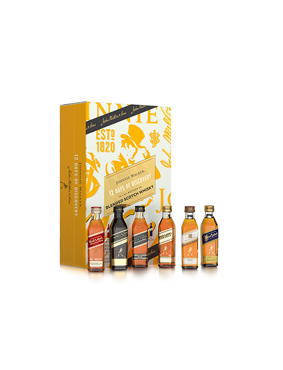 Zestaw Miniaturek Whisky Johnnie Walker 12x0,05L