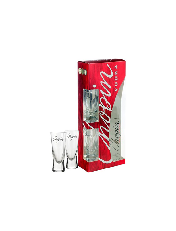 Wódka Chopin Rye 0,7L 40% z kieliszkami