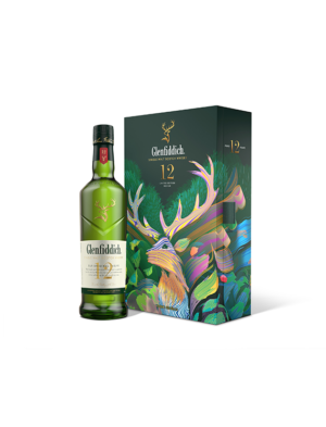 Whisky Glenfiddich 12YO z piersiówką Chinese New Year 2023