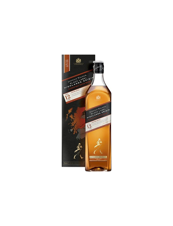 Whisky Johnnie Walker Black Label Highlands Origin 12YO 0,7L 42%