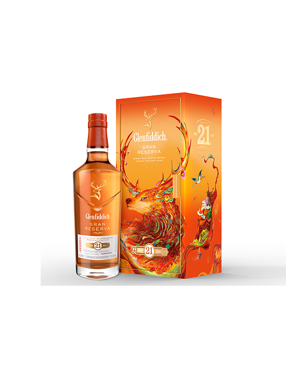 Whisky Glenfiddich 21YO Gran Reserva Chinese New Year 2025 0,7L 40%