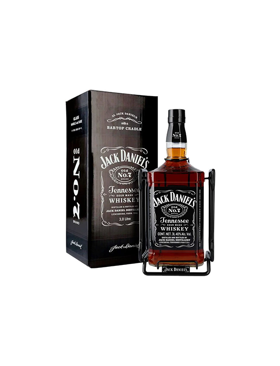 Tennessee Whiskey Jack Daniel's Old No.7 3L z kołyską