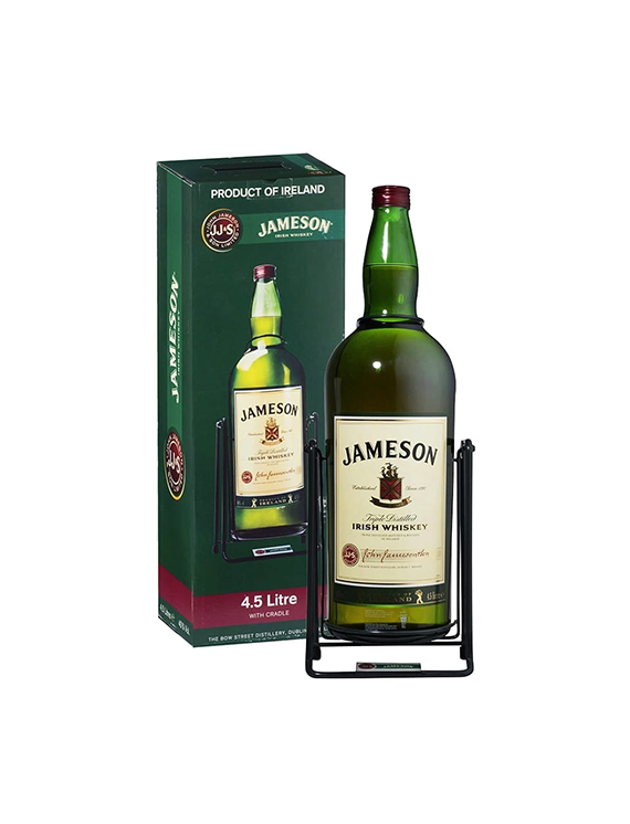 Whiskey Jameson 4,5L 40% z kołyską