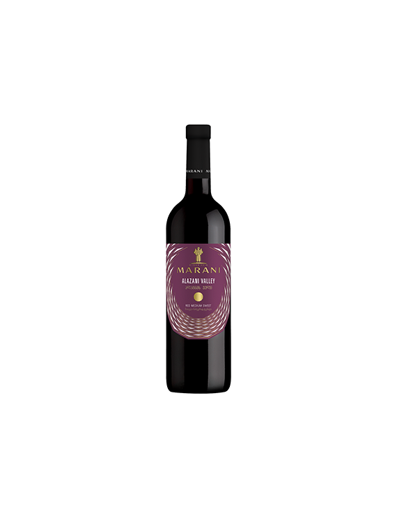Czerwone Półsłodkie Wino Marani Alazani Valley Red 0,75L 11,5%