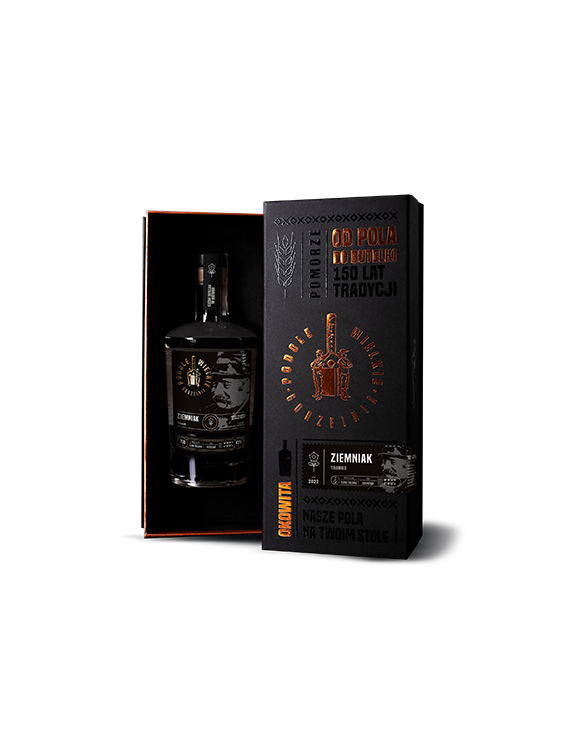 Wódka Okowita Podole Wielkie Ziemniak w opakowaniu