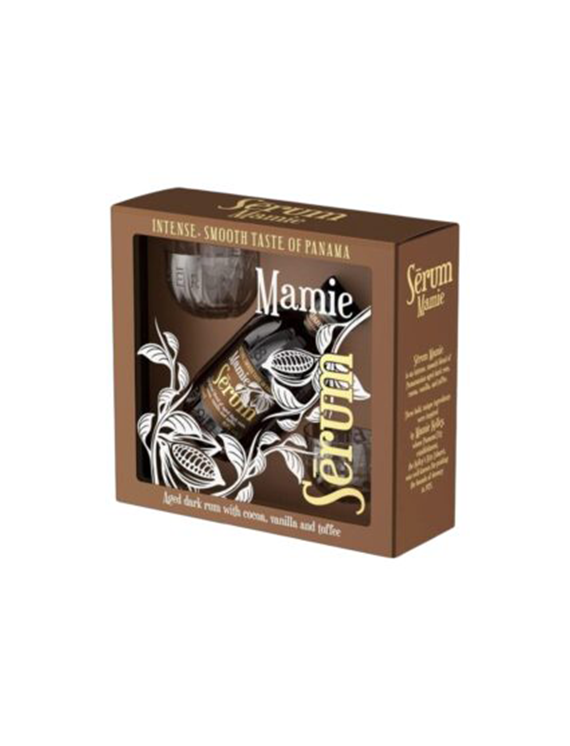Rum Serum Mamie ze szklankami 0,7L 40%