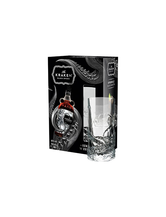 Rum Kraken Black Spiced 0,7L + Szklanka