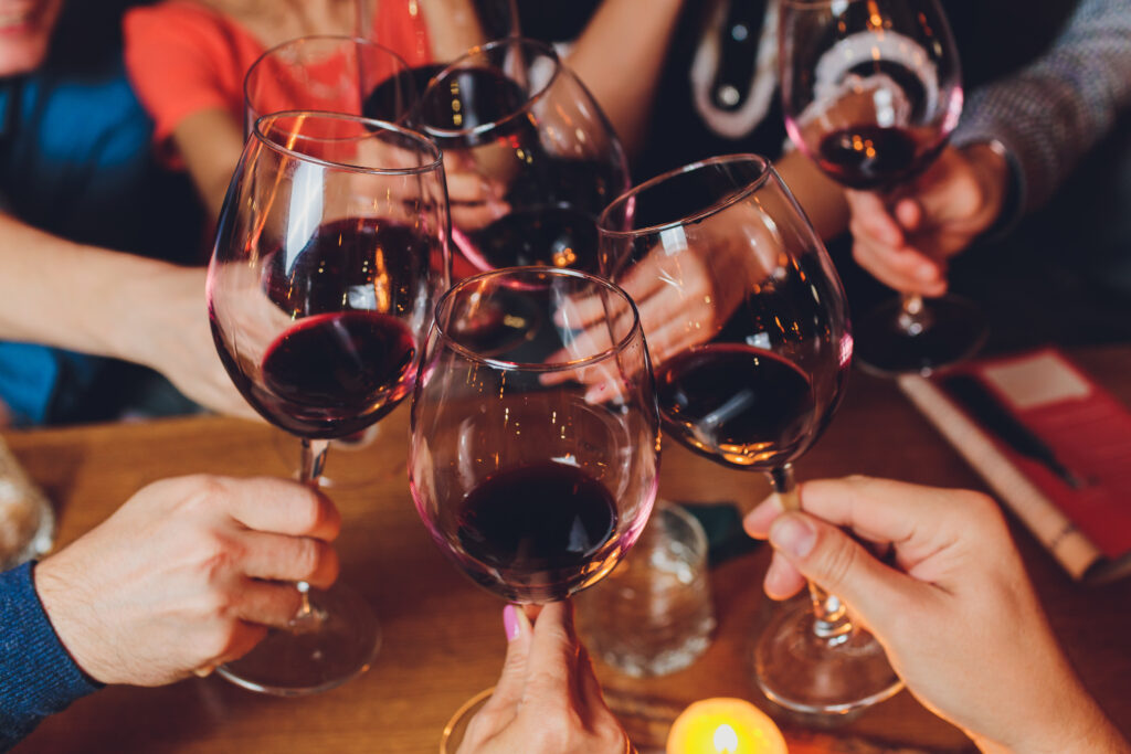 Wino na imprezę