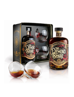 Rum Demon's Share 12YO + Szklanki