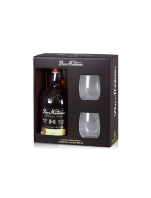 Rum Dos Maderas 5+5YO + 2 Szklanki